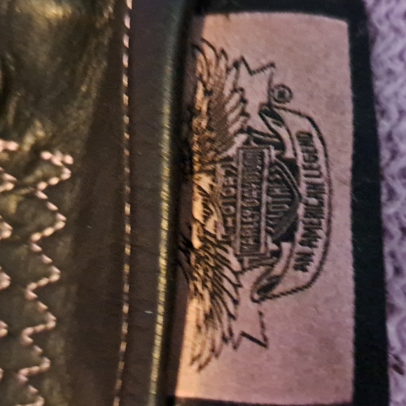 Harley Davidson leather gloves - Picture 2 of 6